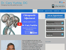 Tablet Screenshot of caryyurkiw.com